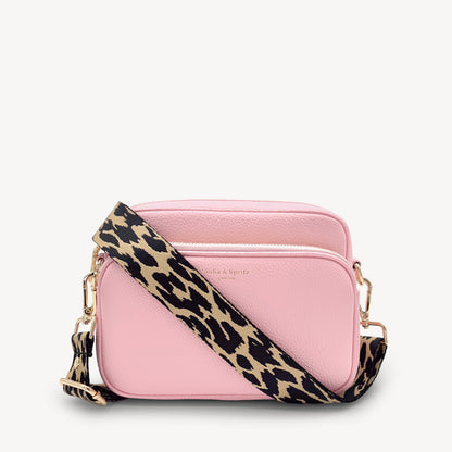 Black & Beige Leopard Strap