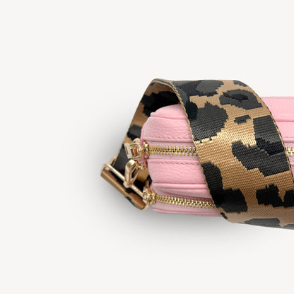 Gold & Grey Leopard Strap