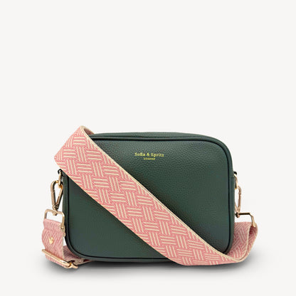 Pink & Stone Weave Strap