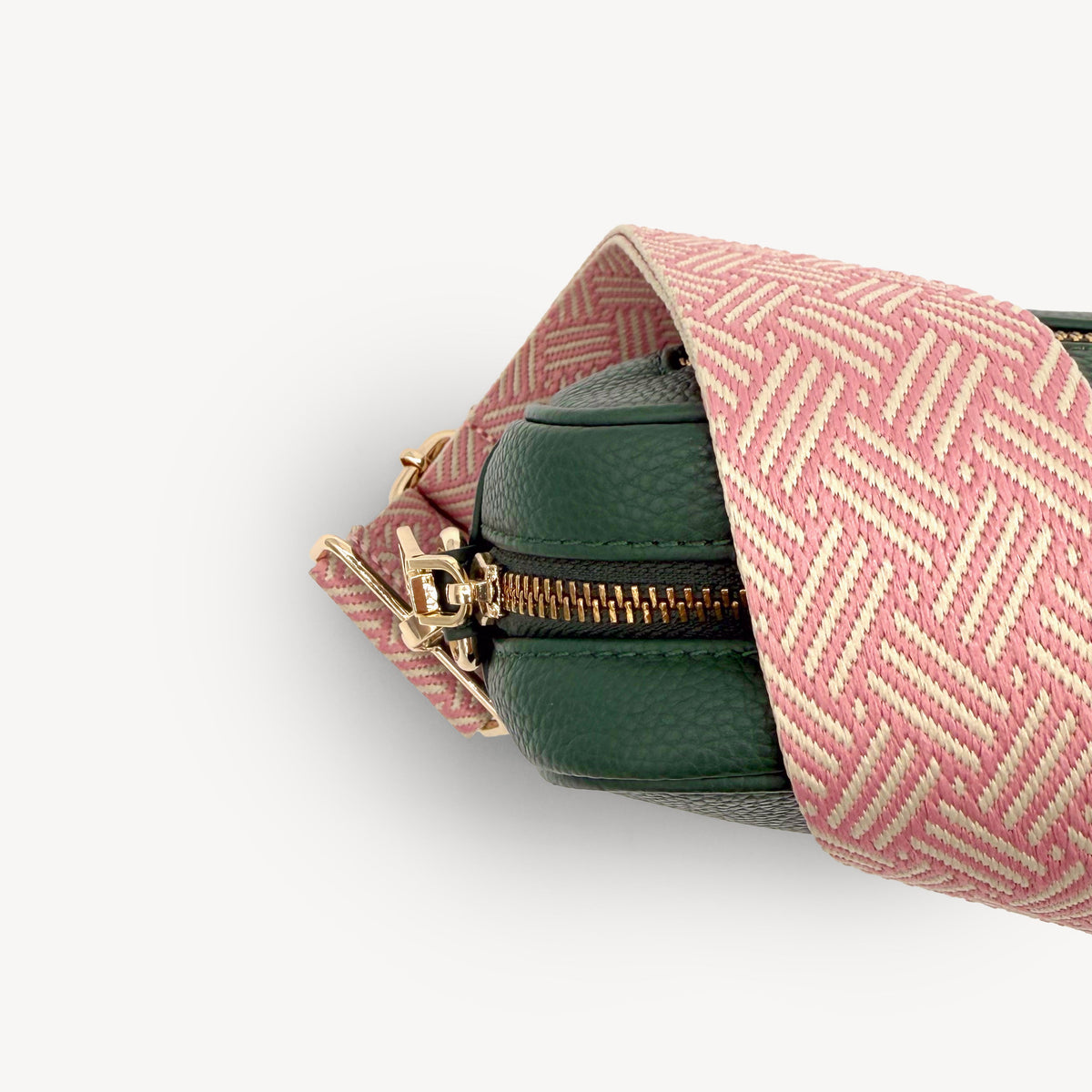 Pink & Stone Weave Strap