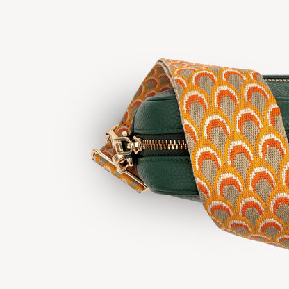 Burnt Orange Peacock Strap
