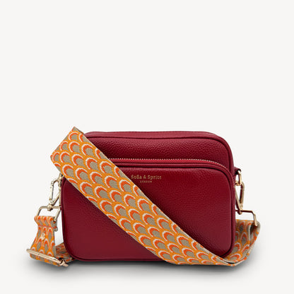 Burnt Orange Peacock Strap