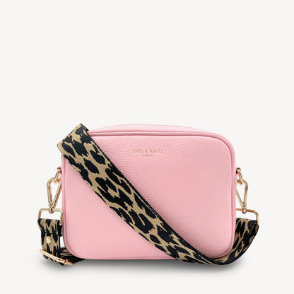 Black & Beige Leopard Strap