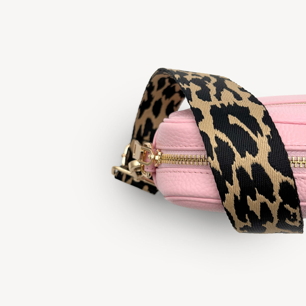Black & Beige Leopard Strap
