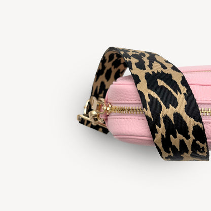 Black & Beige Leopard Strap
