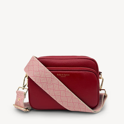 Pink & Stone Weave Strap