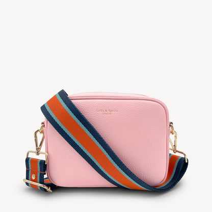 Orange & Navy Stripe Strap