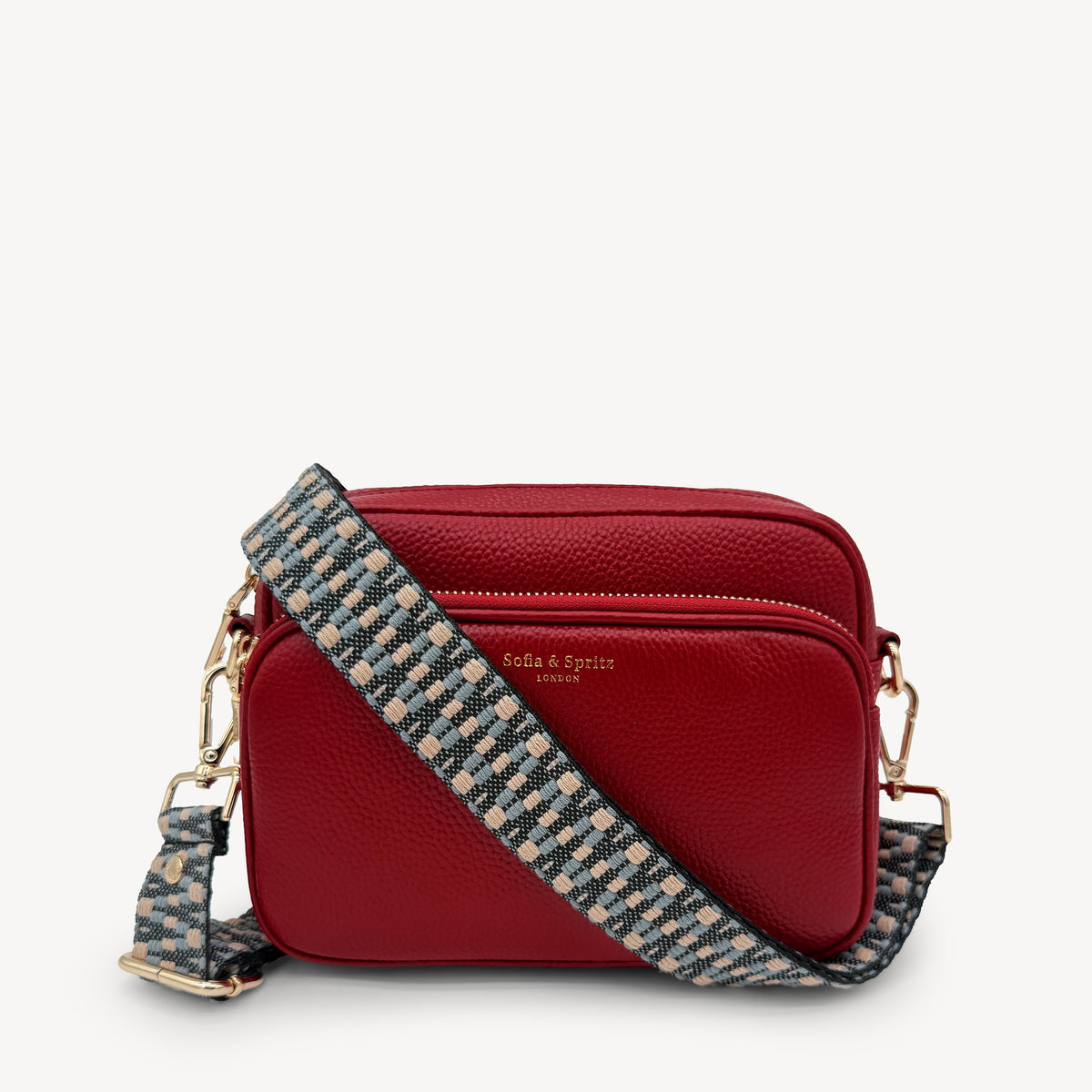 Blue & Stone Zigzag Strap
