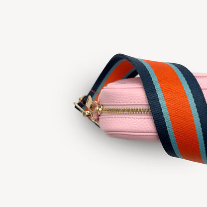 Orange & Navy Stripe Strap