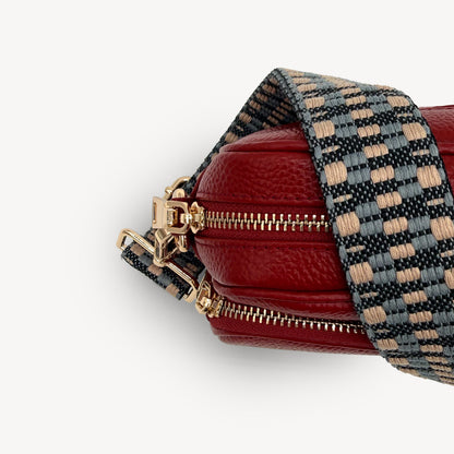 Blue & Stone Zigzag Strap