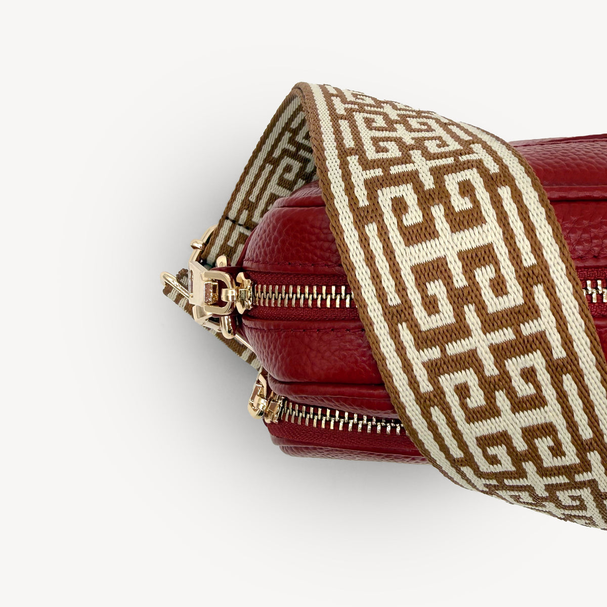 Tan & Stone Greek Strap