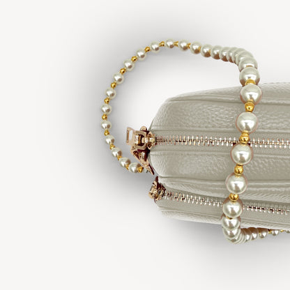 Pearl & Gold Bead Strap