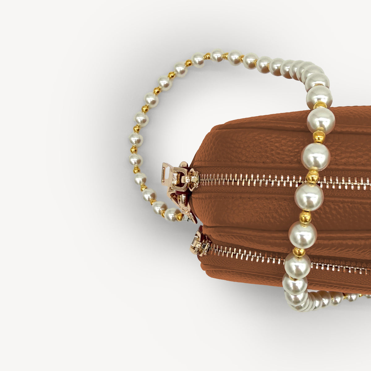 Pearl & Gold Bead Strap