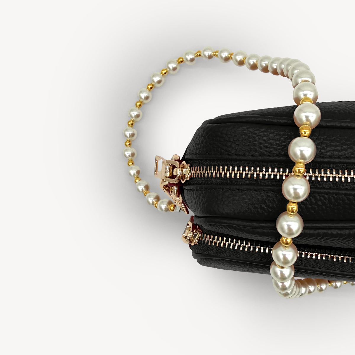 Pearl & Gold Bead Strap