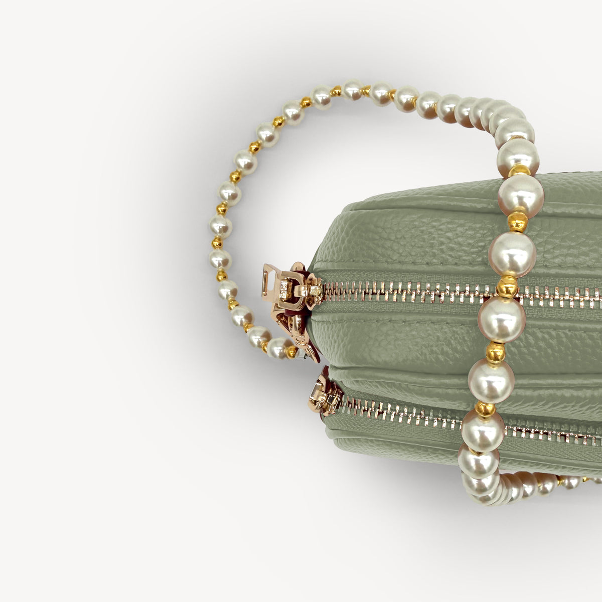 Pearl & Gold Bead Strap