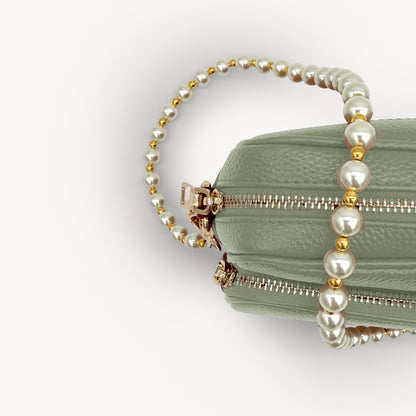 Pearl & Gold Bead Strap