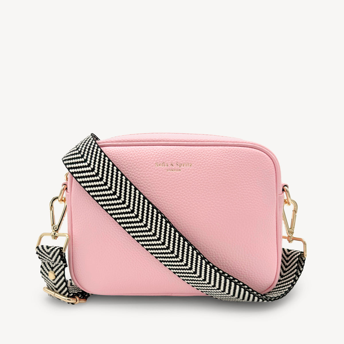 Black & White Chevron Strap