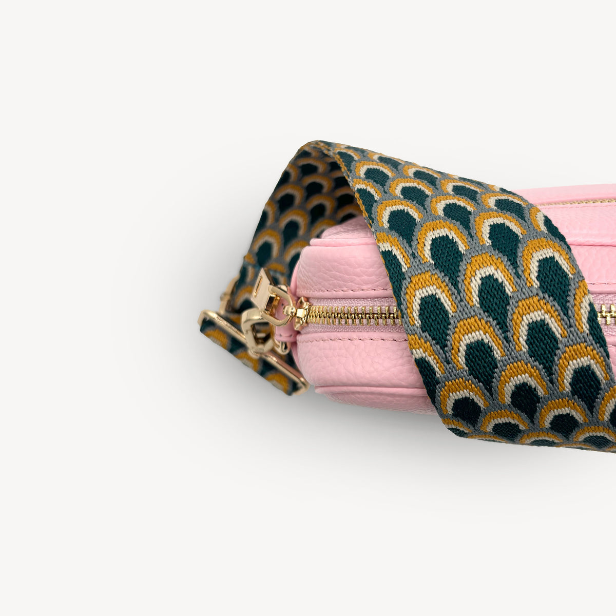 Teal Peacock Strap