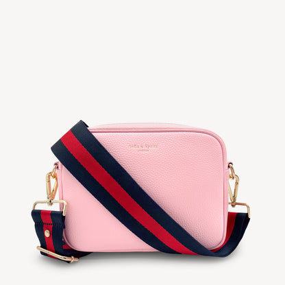 Navy & Red Stripe Strap