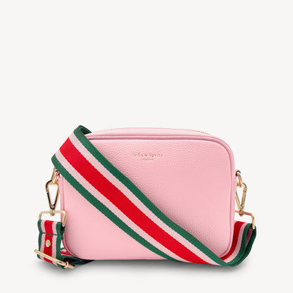 Red, Pink & Green Stripe Strap