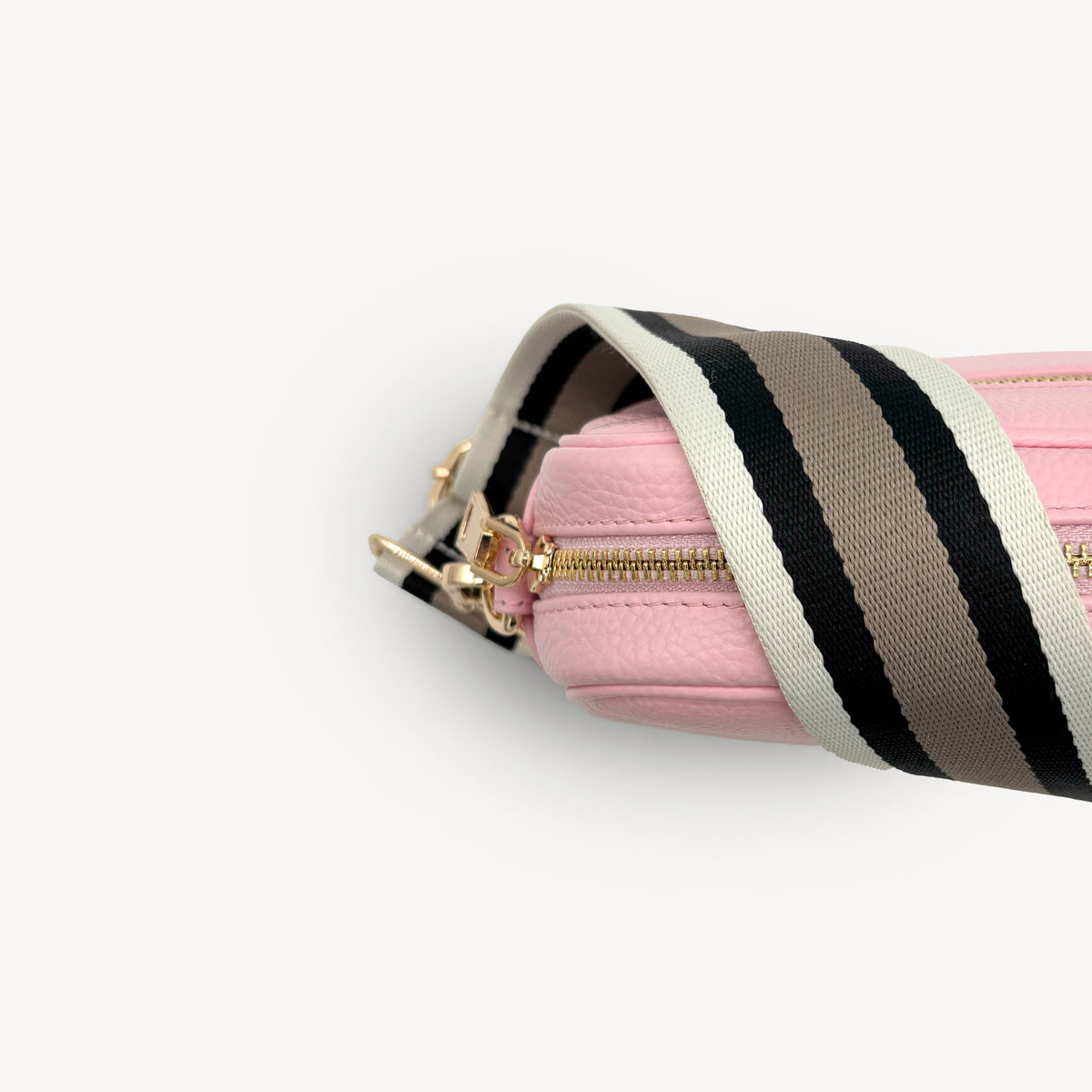 Black, Stone & Tan Stripe Strap