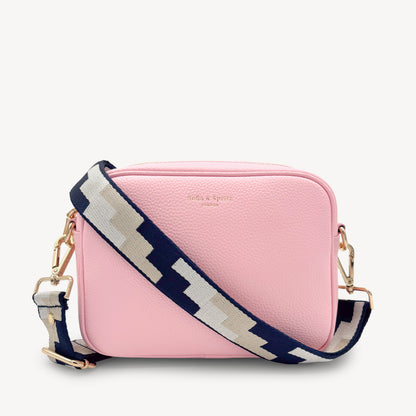 Navy, Stone & Tan Puzzle Strap