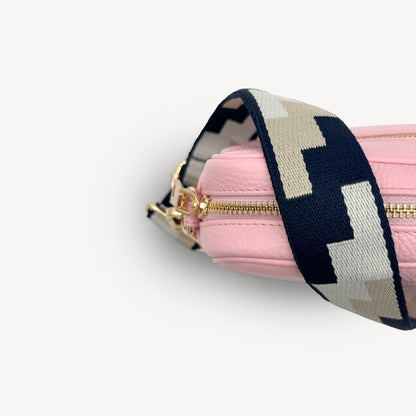 Navy, Stone & Tan Puzzle Strap