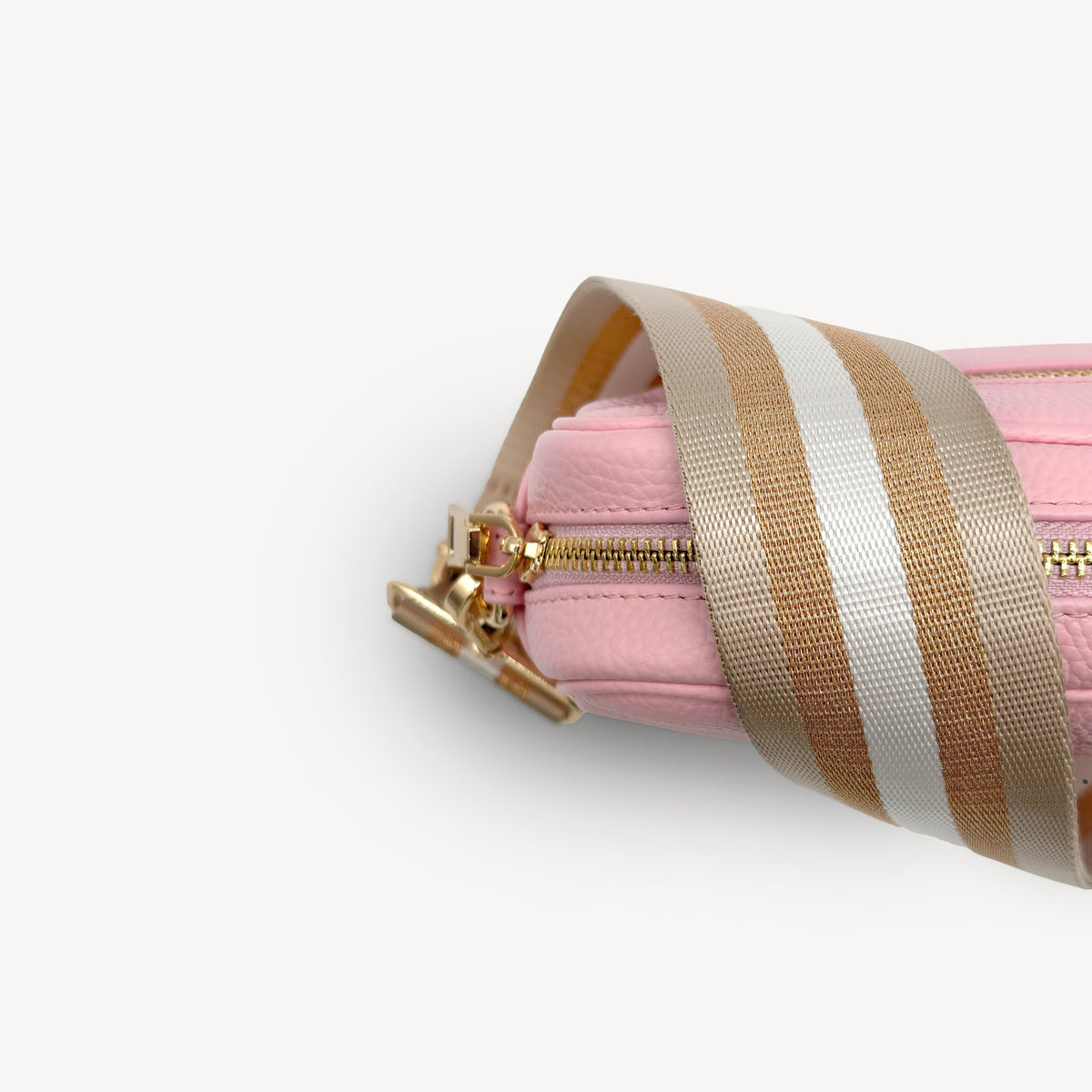 Champagne & Rose Gold Stripe Strap