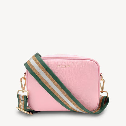 Green & Gold Glitter Stripe Strap