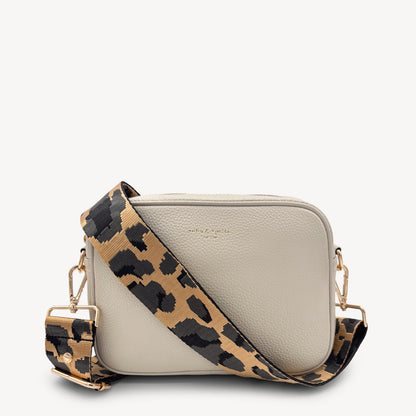 Gold & Grey Leopard Strap