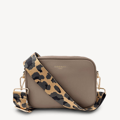 Gold & Grey Leopard Strap