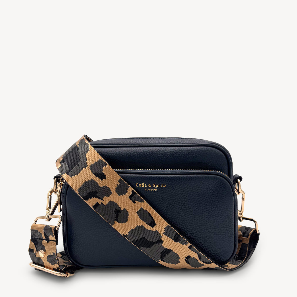 Gold & Grey Leopard Strap