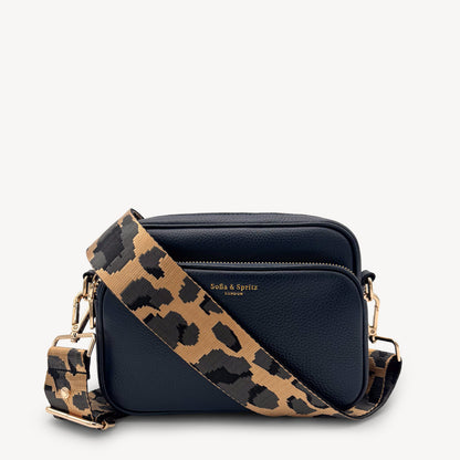 Gold & Grey Leopard Strap