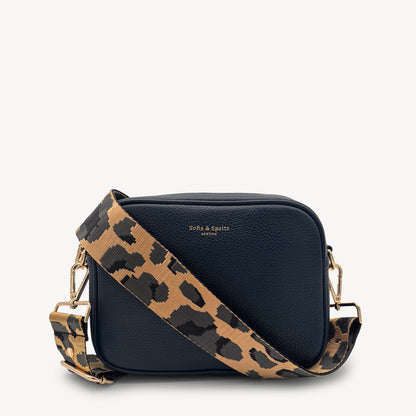 Gold & Grey Leopard Strap