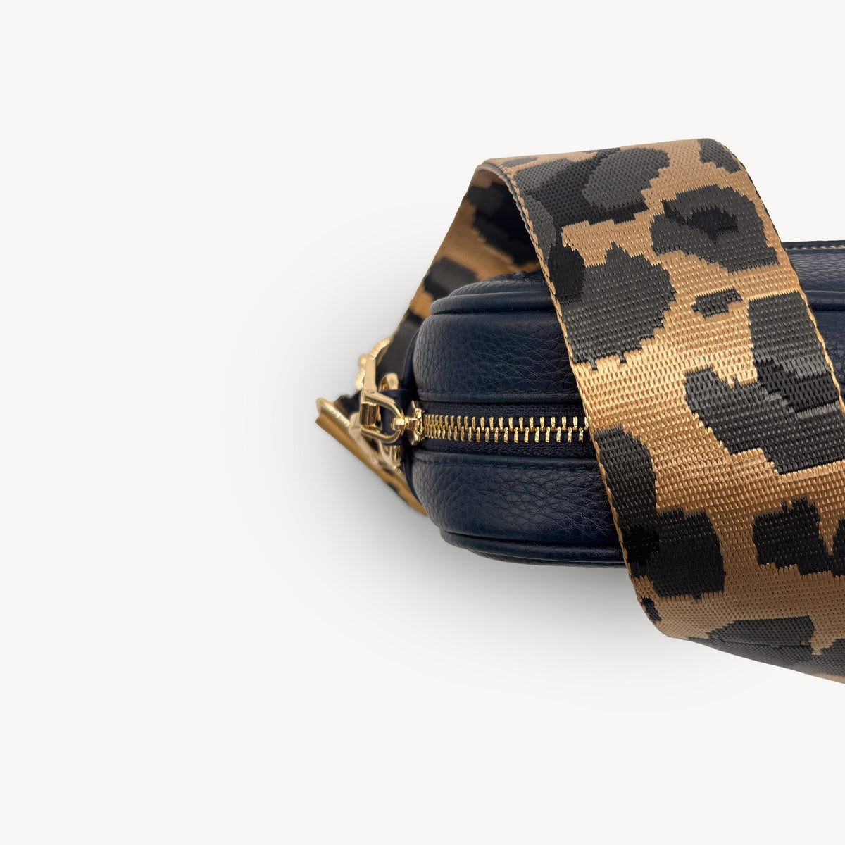 Gold & Grey Leopard Strap