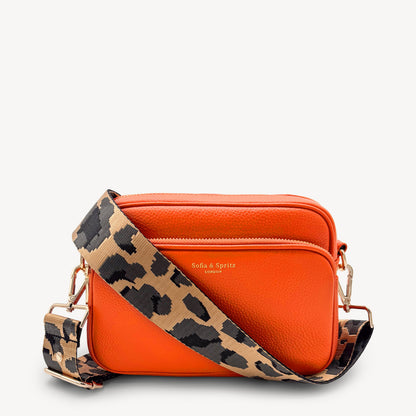 Gold & Grey Leopard Strap