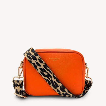 Black & Beige Leopard Strap