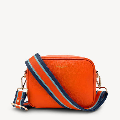 Orange & Navy Stripe Strap
