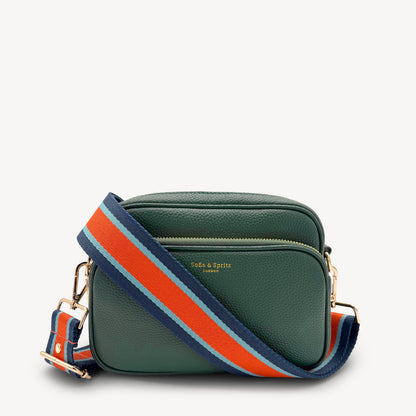 Orange & Navy Stripe Strap