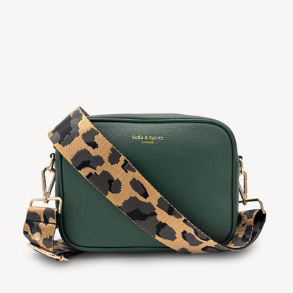 Gold & Grey Leopard Strap