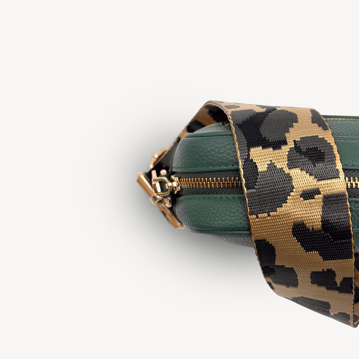 Gold & Grey Leopard Strap