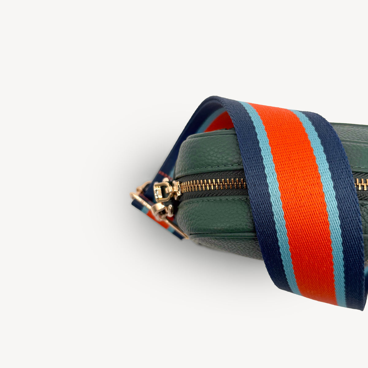 Orange & Navy Stripe Strap