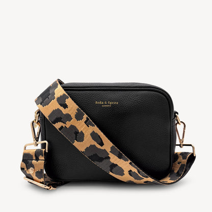 Gold & Grey Leopard Strap