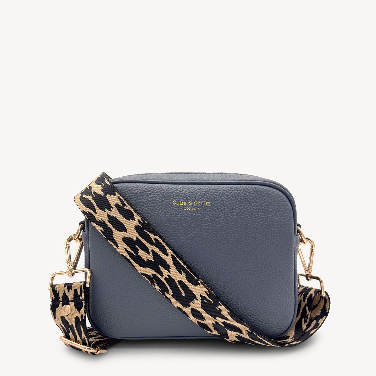 Black & Beige Leopard Strap