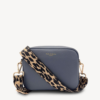Black & Beige Leopard Strap