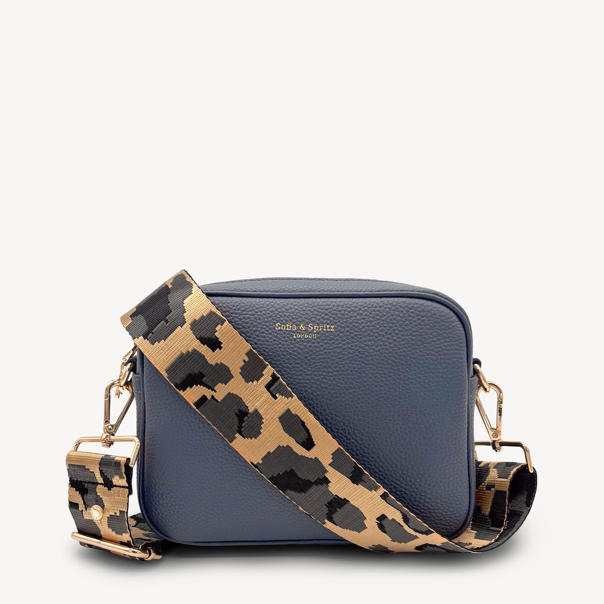 Gold & Grey Leopard Strap