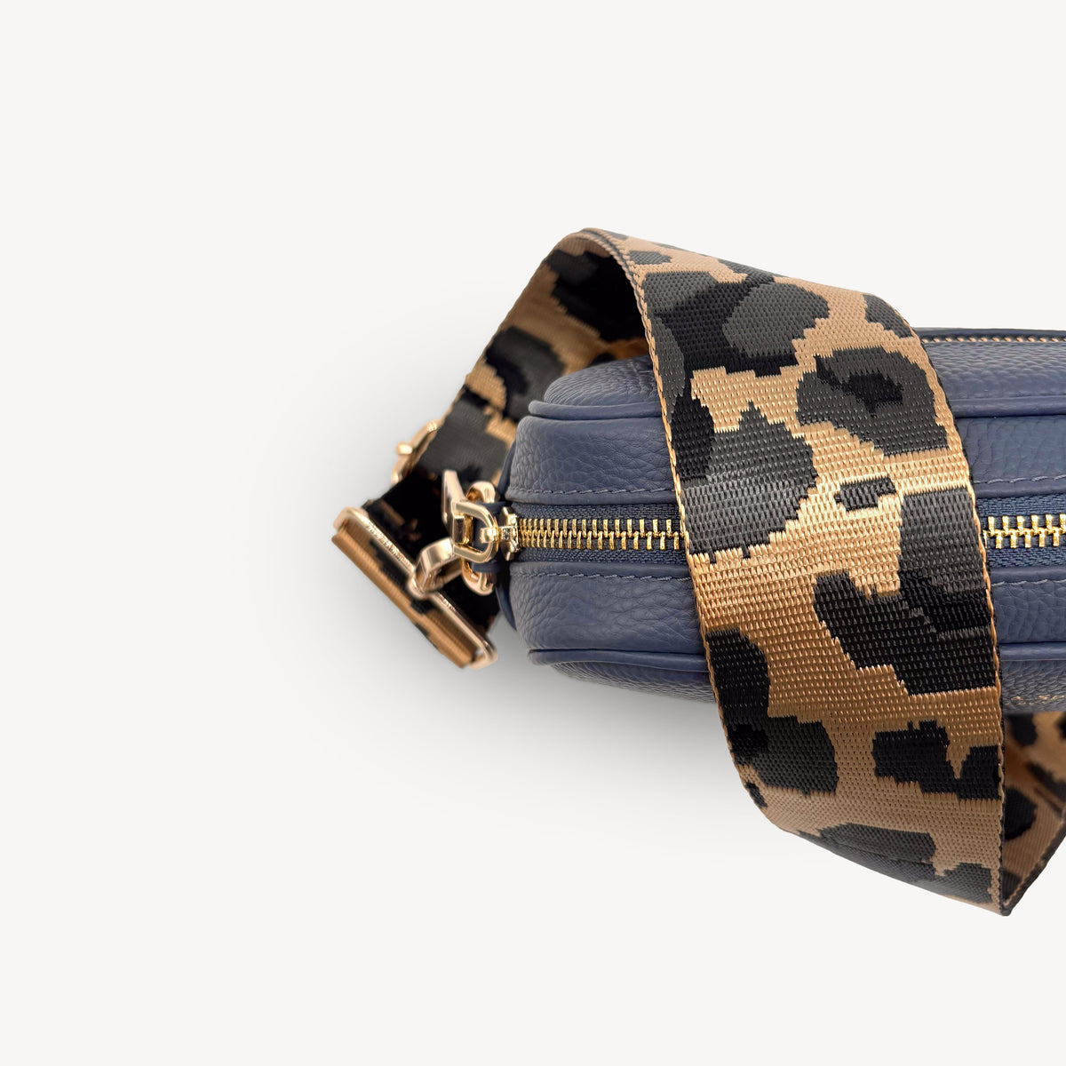 Gold & Grey Leopard Strap