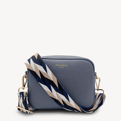 Navy & White Mosaic Strap