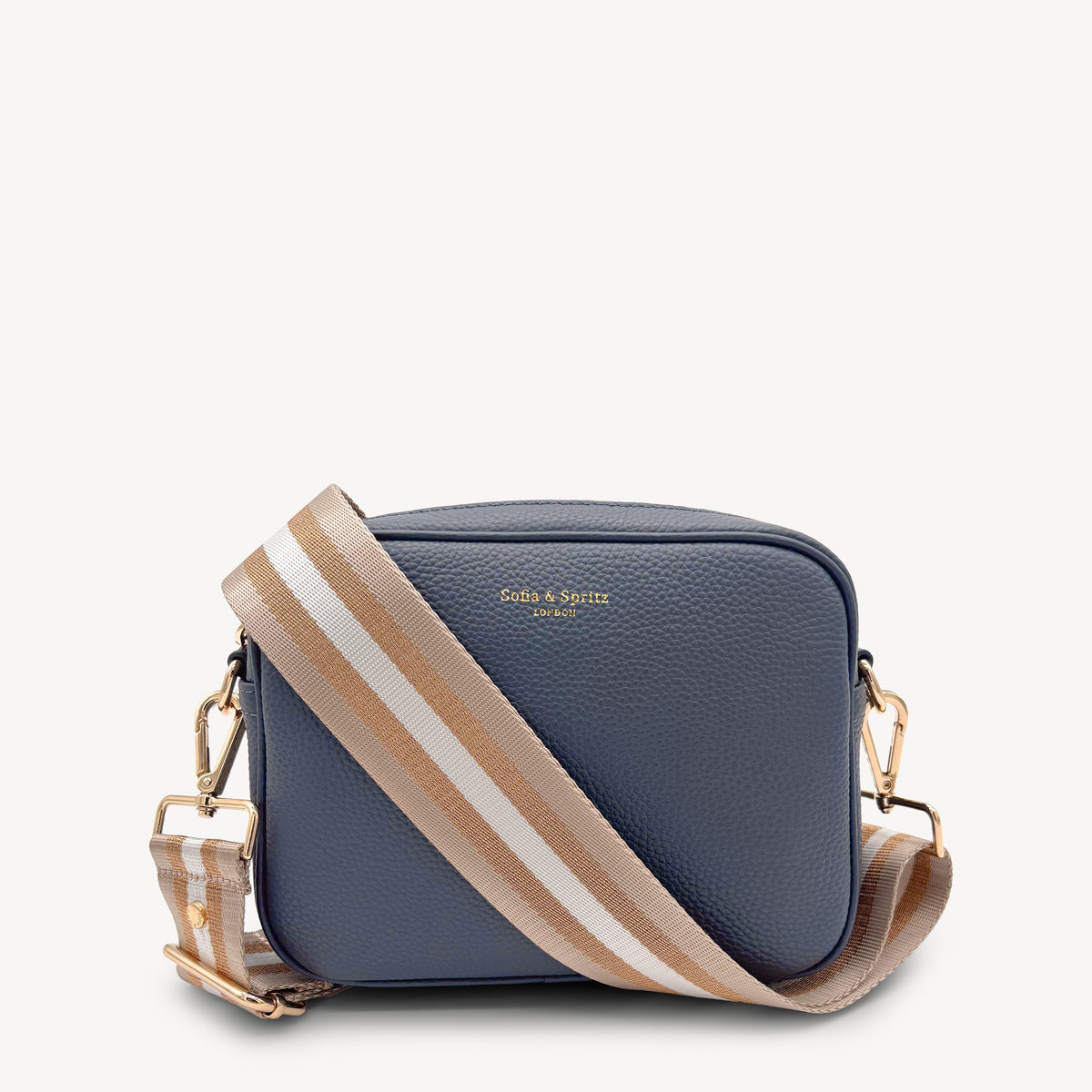 Champagne & Rose Gold Stripe Strap