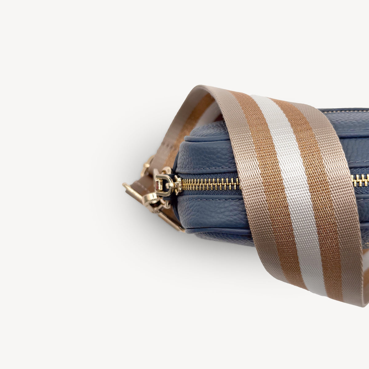 Champagne & Rose Gold Stripe Strap